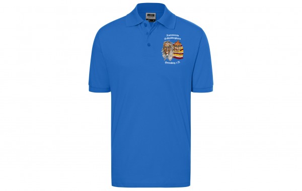 Herren Polo, Farbe: Royal