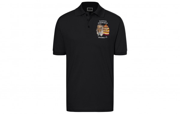 Herren Polo, Farbe: Schwarz